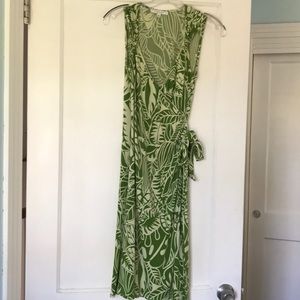 Faux wrap dress by laundry